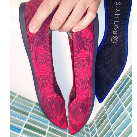 Rothy's The Point in Red Camo - Picture 11 of 12